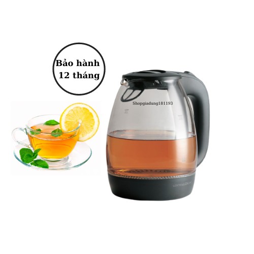 Ấm siêu tốc thủy tinh Lock&Lock EJK432 1.7L