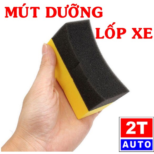 Mút dưỡng lốp, xốp lau vỏ lốp và vệ sinh lốp ô tô xe hơi chuyên dụng:   SKU:102