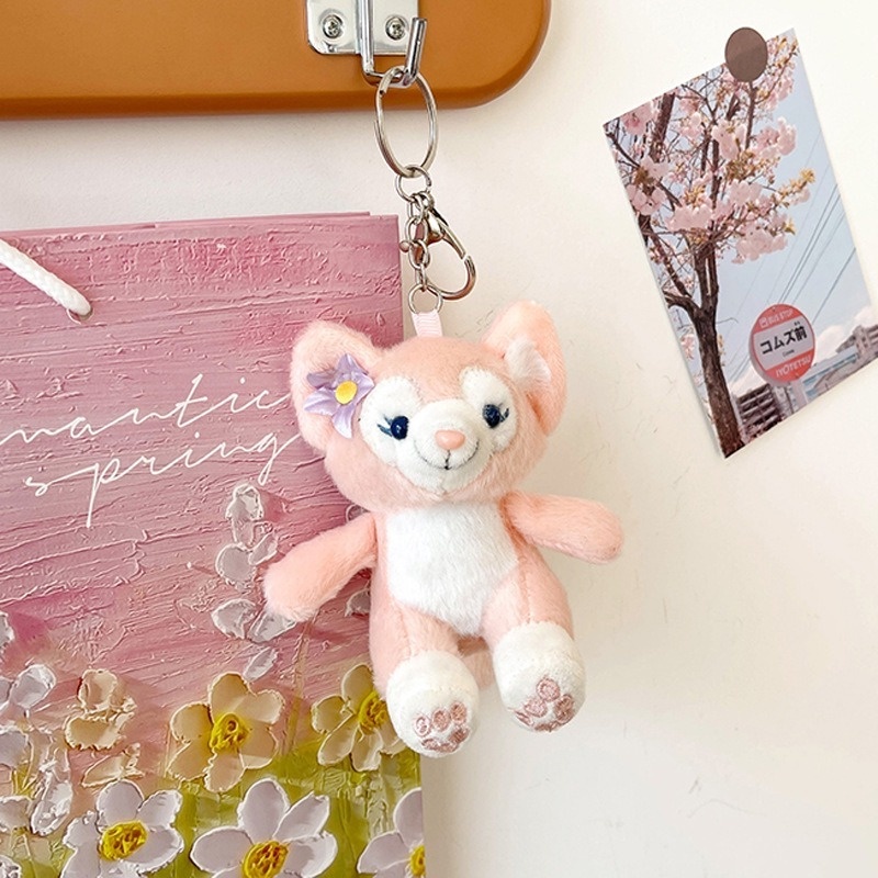 DISNEY Móc Khóa Hình Thú Nhồi Bông Dễ Thương