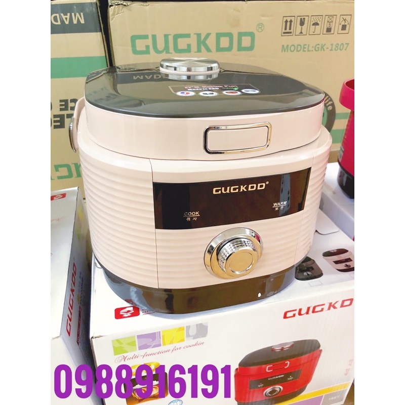 Nồi Cơm Điện CUCKOO GK- 1807 Dung tích 1,8 Lít - Tặng Kèm Giá Hấp, Bảo Hành 12 Tháng