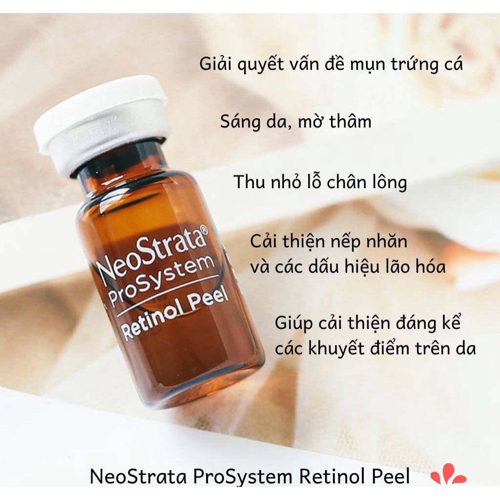 Peel da tại nhà NeoStrata ProSystem Retinol Peel 1,5ml, thay da sinh học tại nhà (Gía dành cho 1 lọ)