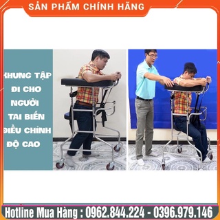Khung Tập Đi Cho Bệnh Nhân Tai Biến, Cho Người Bại Liệt, Người Già, Người Tập Sau Tai Biến