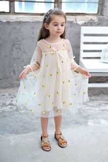 Váy thơm phối lưới