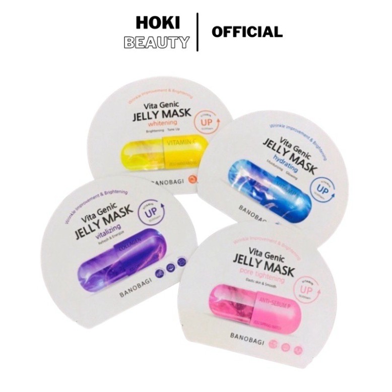 Mặt Nạ Hàn Quốc Vita Genic BNBG Jelly (Mẫu Mới) Giúp Trẻ Hóa Làn Da, Làm Săn Chắc Và Tăng Sức Đề Kháng Cho Da