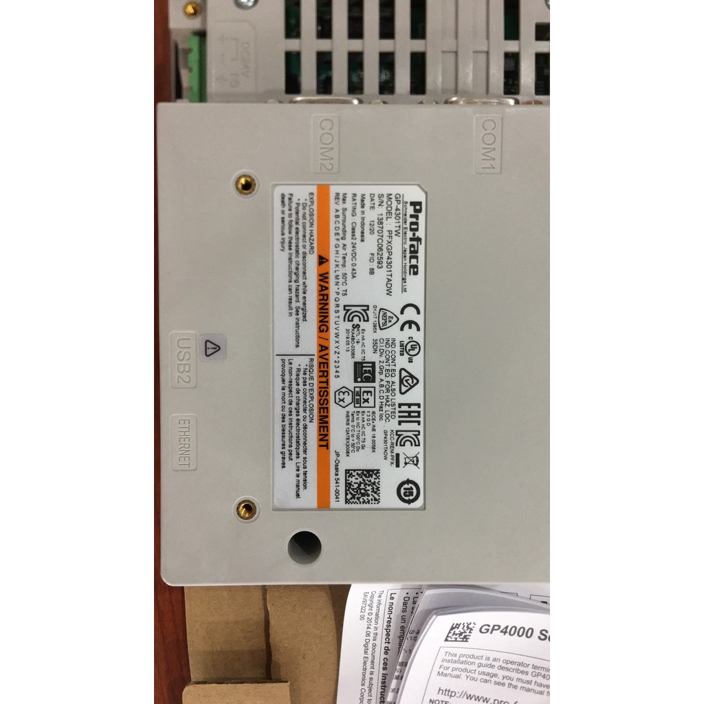 PFXGP4301TADW  MÀN HÌNH CẢM ỨNG HMI PROFACE 5.7 INCH, MÀN HÌNH MÀU | BigBuy360 - bigbuy360.vn