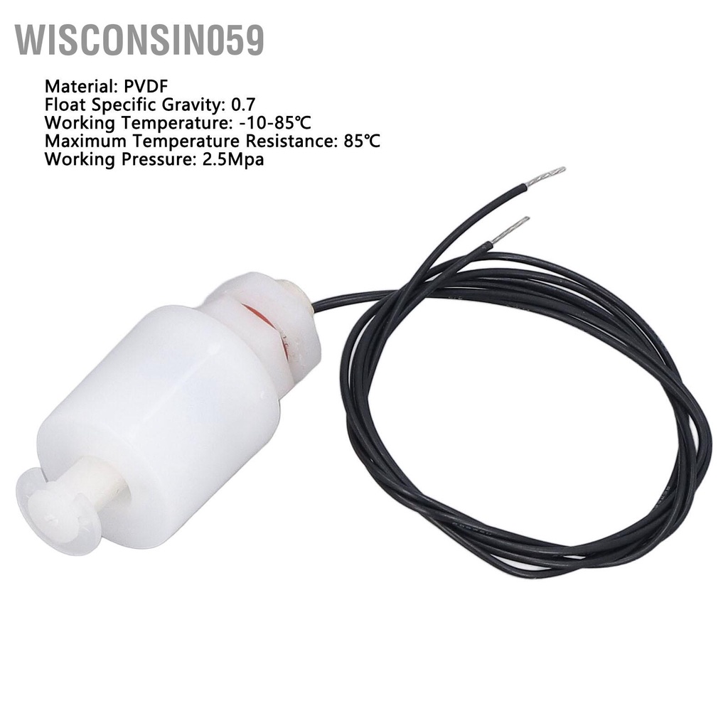 Thiết Bị Cảm Biến Mức Độ Lỏng Wisconsin059 PVDF # 10 # 85℃ 2.5mpa