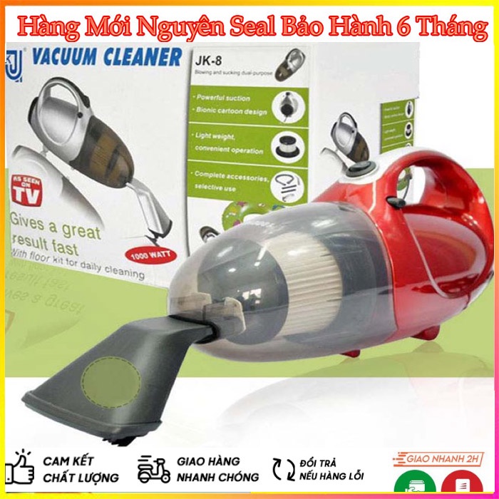 Máy hút bụi cầm tay hai chiều VACUUM CLEANER JK8. Hàng chính hãng loại 1. Bảo hành lỗi 1 đổi 1