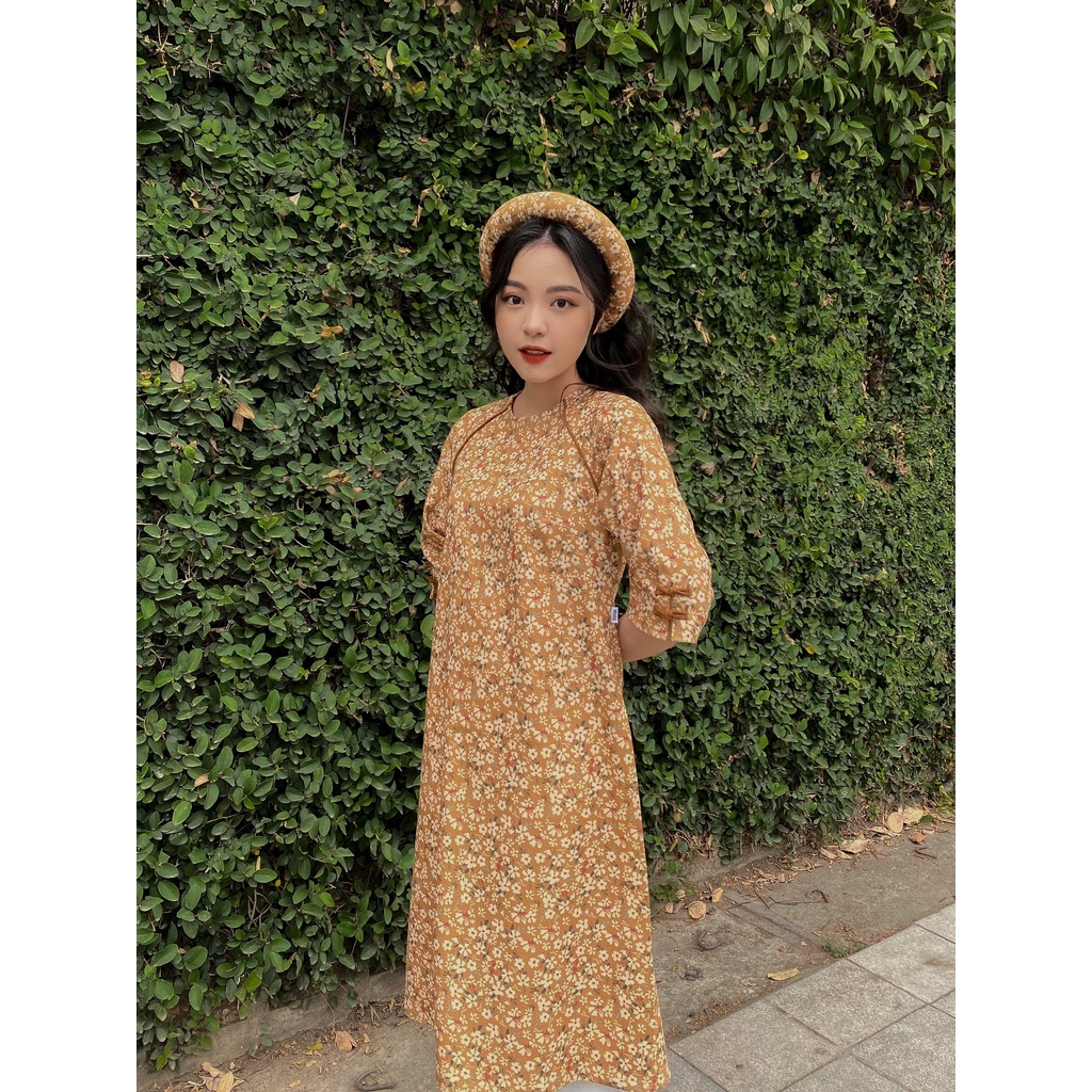 [HÀNG CÓ SẴN] Áo Dài Nàng Thơ Đặc Biệt May Boutique màu Vàng Freesize SAD21D_112.004-YL-F