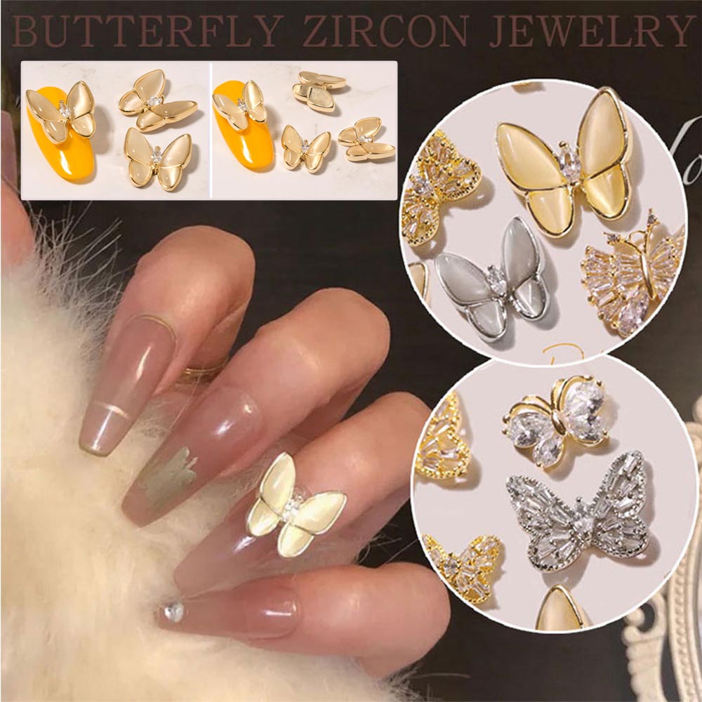 Phụ Kiện Trang Trí Móng Tay Hình Nơ Họa Tiết 3D