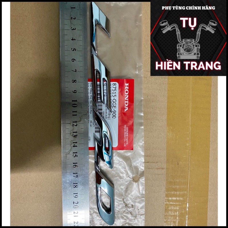 TEM LOGO LEAD NỔI 3D ZIN LEAD 110cc 2009-2013 MÀU VÀNG/BẠC CHÍNH HÃNG HONDA-GIÁ 1 TEM