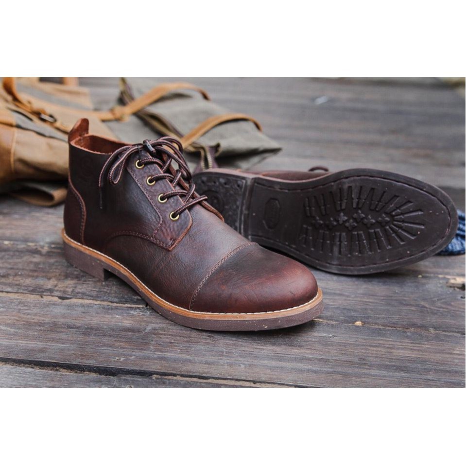 GIÀY DA NAM STEELER -CHUKKA HUNTER SÁP ƯỚT