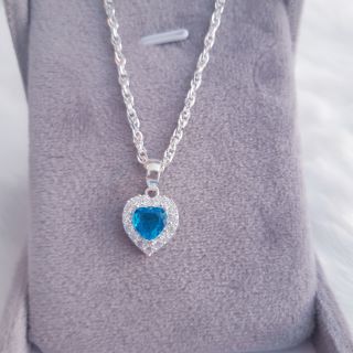 Dây chuyền nữ bạc mặt trái tim