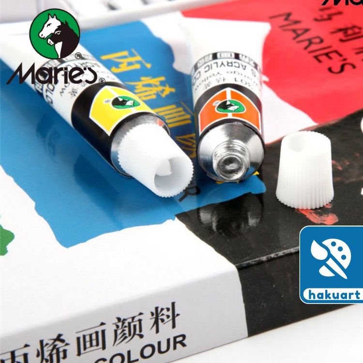 Bộ Màu Acrylic MARIE'S Set 12/18/24/36 Màu Tuýp 12ml - Họa Cụ Hakuart