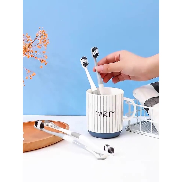 PVN43319 Set 8 bàn chải đánh răng và vệ sinh đầu lưỡi bằng silicon cao cấp