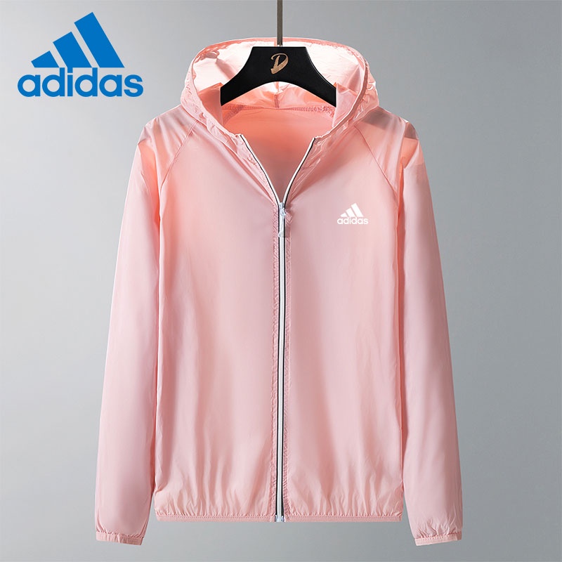 Adidas Áo Khoác Gió Màu Trơn Siêu Nhẹ Nhanh Khô Chống Tia UV Thời Trang 2022 Cho Nam Và Nữ
