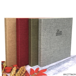 Album ảnh dán Fabric (40 ảnh cỡ 31,5x32,5cm)