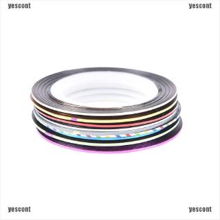 Yc☀1 cuộn băng keo dán móng nghệ thuật đường kẻ 1mm