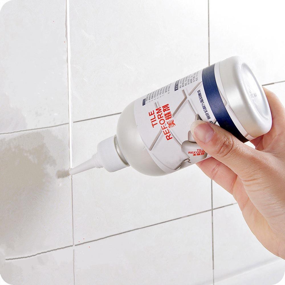 Sơn Kẻ Chỉ Gạch,Chai làm sạch và lát đường chỉ gạch,Keo chít trắng mạch gạch tile reform 300ml Hàn Quốc