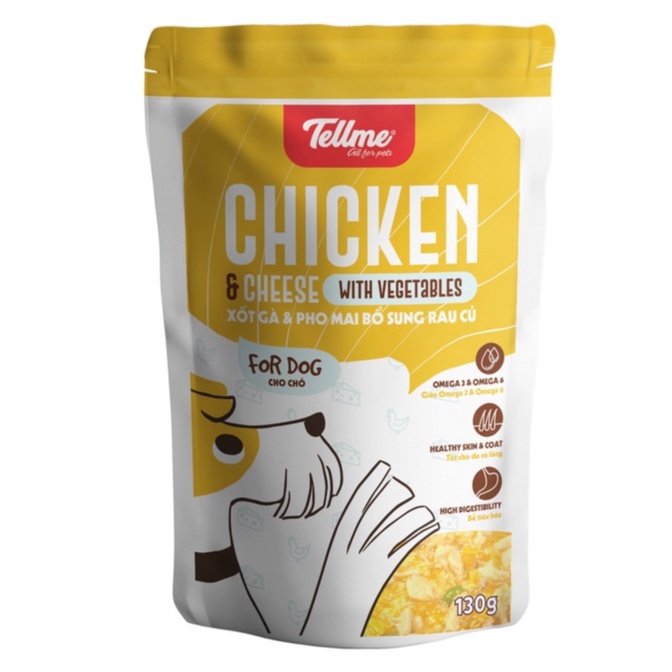 SỐT, PATE TELLME DÀNH CHO CHÓ - ĐỦ VỊ- HÀNG VIỆT NAM CHẤT LƯỢNG CAO