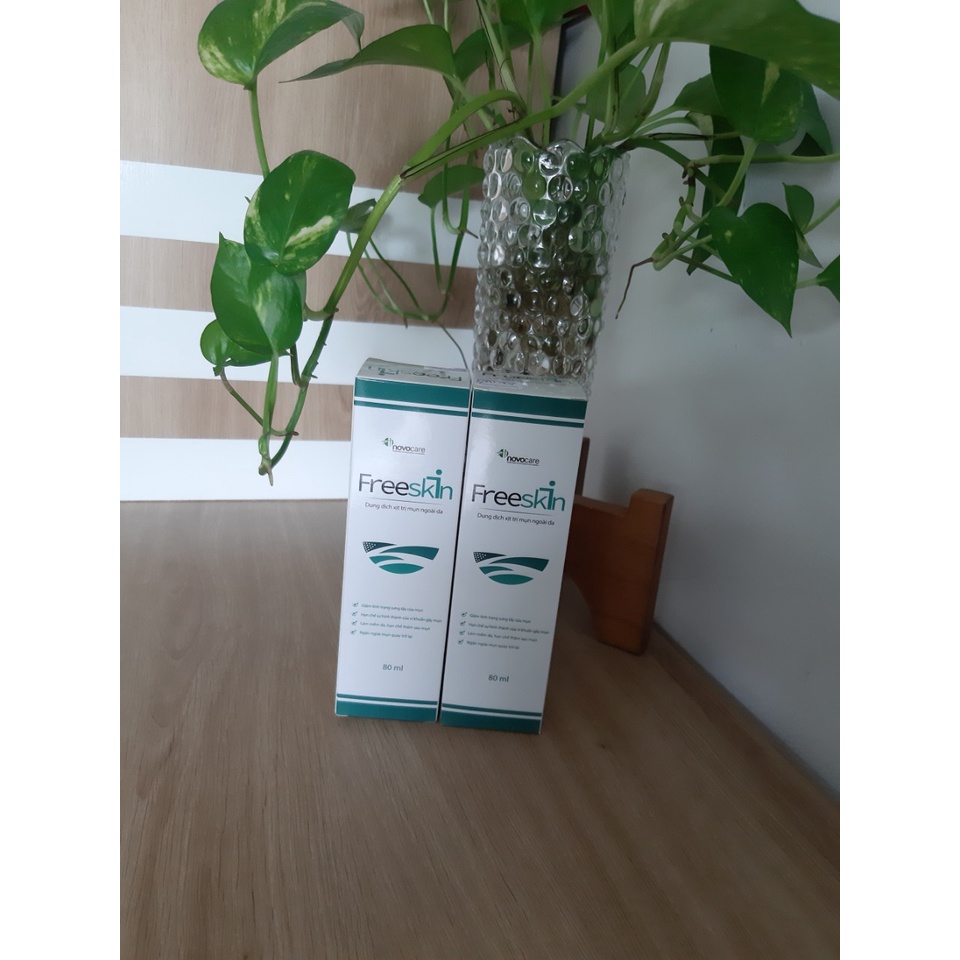 Chai Xịt  Mụn Lưng, Mụn Cơ Thể - Freeskin - Giúp Sạch Mụn, Hết Thâm, Làm Mềm Da, Sáng Da (80ml)