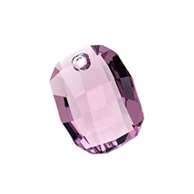 NHIỀU MÀU Mặt Dây Chuyền Pha Lê Swarovski Nhân Tạo - GRAPHIC 6685 - Size 19mm - TẶNG KÈM BÓP MẶT DÂY CHUYỀN INOX