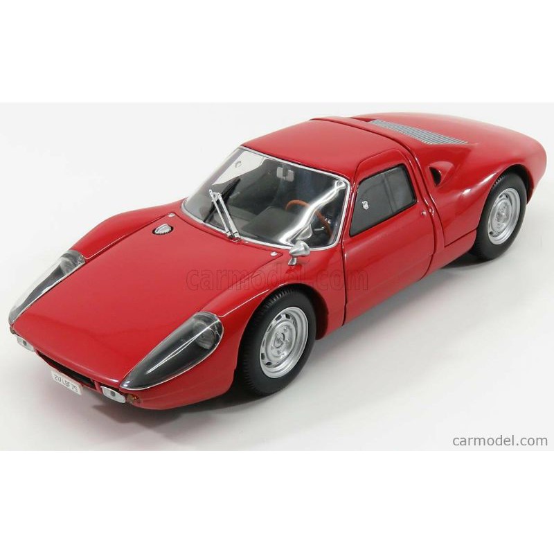 Xe mô hình tĩnh Porsche 904 carerra GTS, tỉ lệ 1:18 khung kim loại, sơn màu đỏ, hãng Minichamp