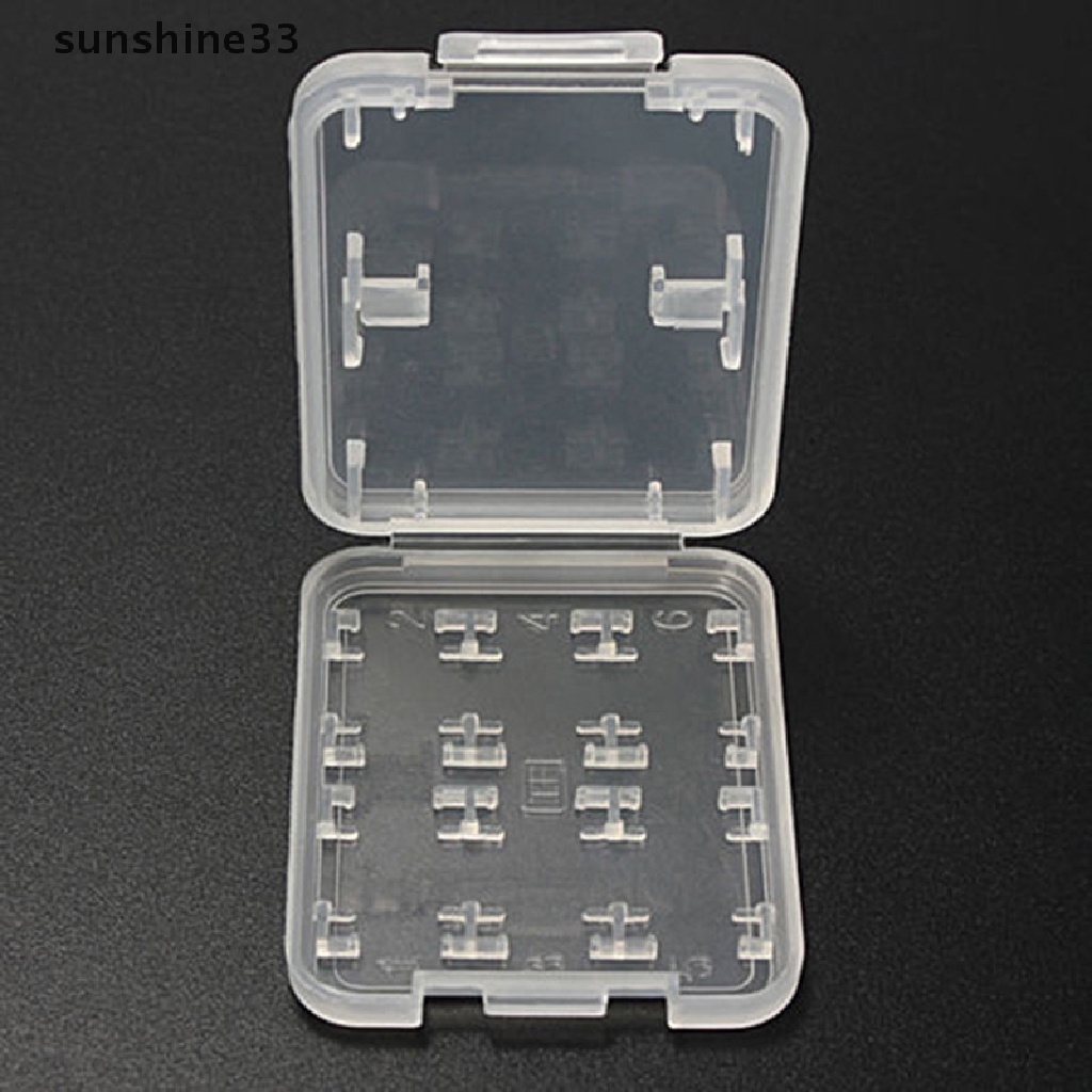 SU 8 Slots Micro SD TF SDHC MSPD Memory Card Protecter Box Storage Case Holder n