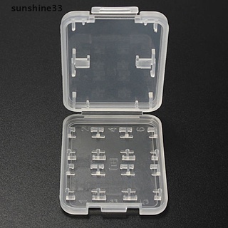 SU 8 Slots Micro SD TF SDHC MSPD Memory Card Protecter Box Storage Case Holder n