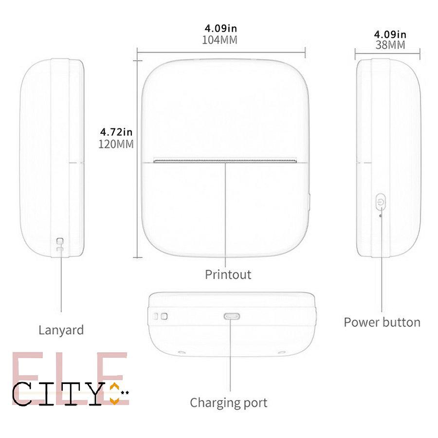 Máy In Nhiệt Bỏ Túi 10ele X1