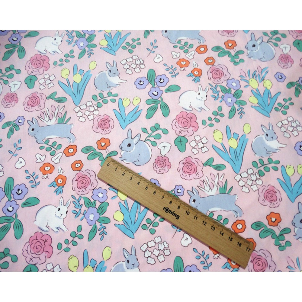 Vải cotton lụa Hàn Quốc 50x160cm/100x160cm