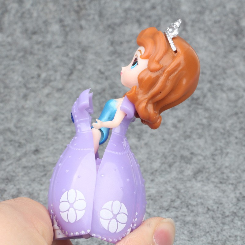 Mô Hình 06 Nhân Vật Công Chúa Thay Váy Disney Dành Cho Bé Gái - Mẫu 02 Cao 8Cm