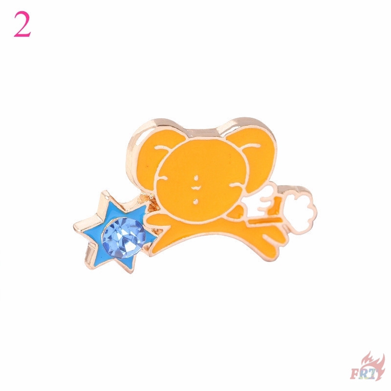 Ghim cài hình thẻ bài Sakura bằng kim loại độc đáo