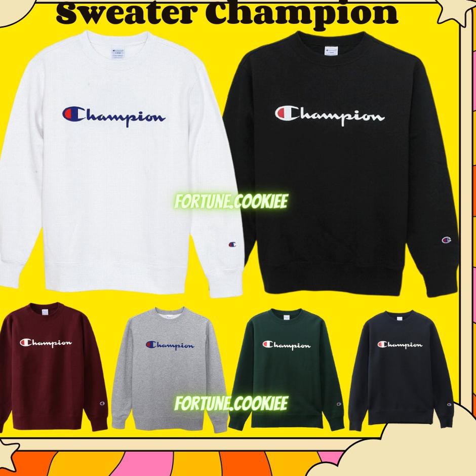 Áo Sweater Champion Phong Cách Nhật Bản Cá Tính Ka612