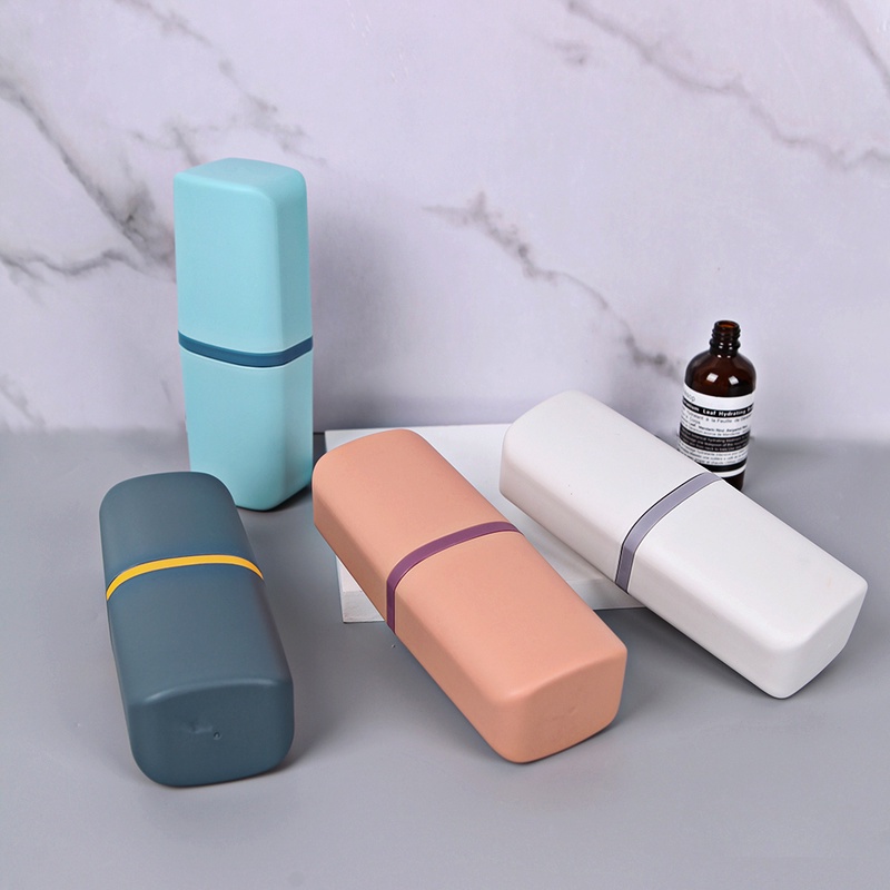 Hộp Đựng Bàn Chải Và Kem Đánh Răng Di Động 4 Màu Giá Đỡ