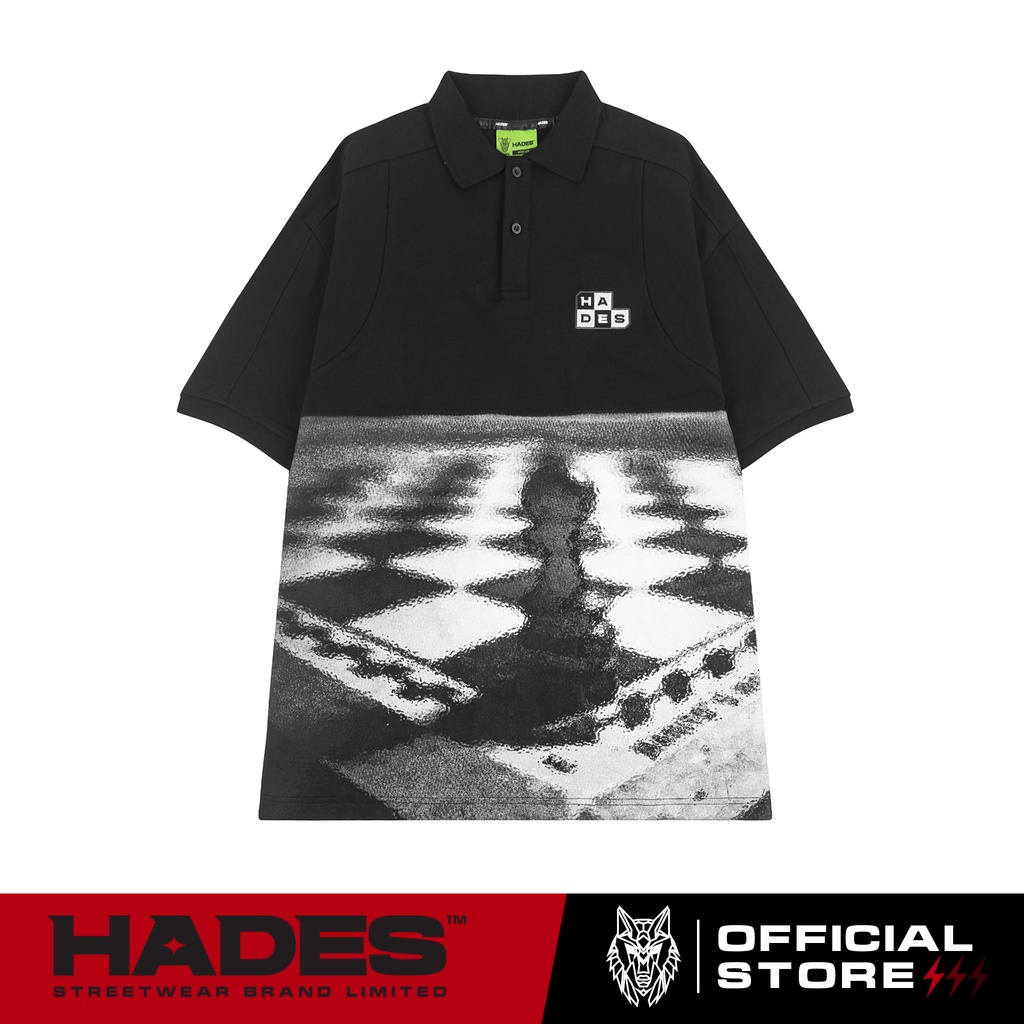 Áo Có Cổ Tay Ngắn Unisex CHESS POLO Thun Cá Sấu HADES Brand Chính Hãng !