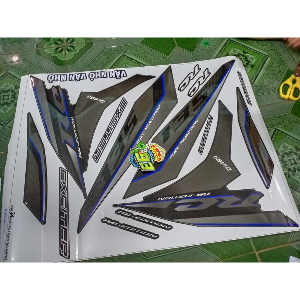 Tem rời ex 135 RC đen chỉ xanh