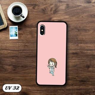 Ốp lưng nhám viền dẻo IPhone X in hình