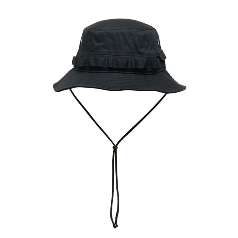 Mũ tai bèo vành rộng chống nắng chống gió có dây đeo cằm tiện lợi cho người lớn