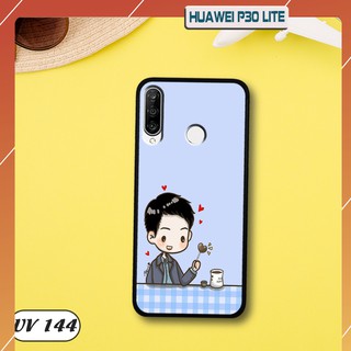 Ốp lưng Huawei P30 Lite lưng nhám viền dẻo