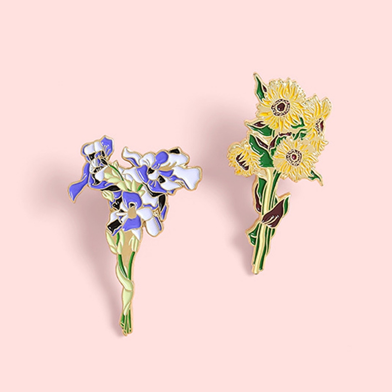 Ghim Cài Áo Hình Hoa Hướng Dương Thời Trang Cho Nữ