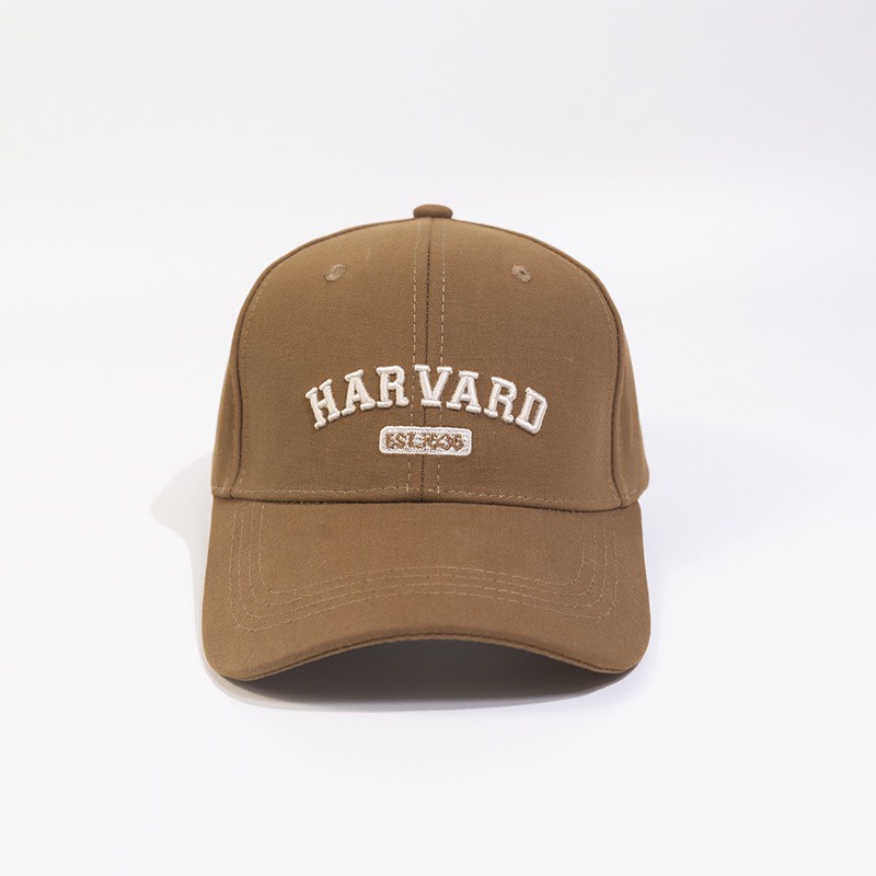Mũ Lưỡi Trai Nón Kết Nhung Cao Cấp Unisex Nam nữ Thêu Chữ HARVARD Phong Cách - Hata24h