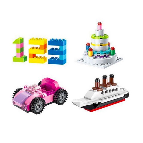 LeGo 460 Chi Tiết Cao Cấp ENLI - Bộ Lego Lắp Ghép Sáng Tạo - Đồ Chơi Xếp Hình Cho Bé, Gồm Sổ Hướng Dẫn - Dreamworld