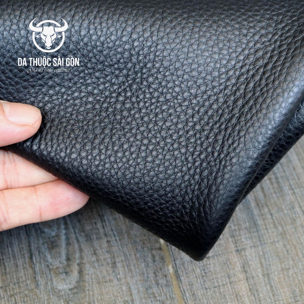 10 Pia da Sago màu đen thương hiệu Da Thuộc Sài Gòn - Da làm túi xách