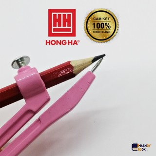 [1 chiếc] COMPA HỒNG HÀ CÓ NẮP ĐẬY AN TOÀN