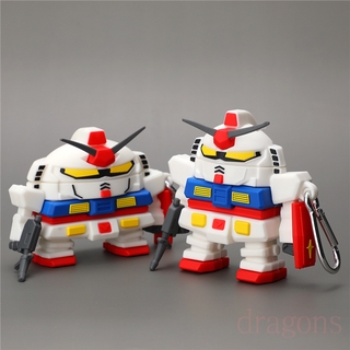 Vỏ Bảo Vệ Hộp Đựng Tai Nghe Airpods Hình Robot Sáng Tạo