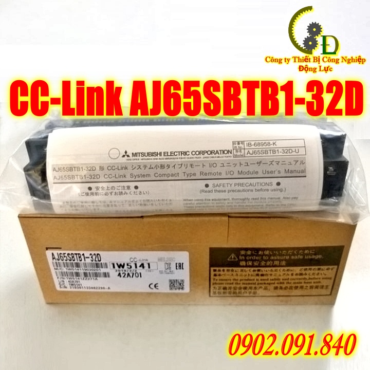 [BH 1 Đổi 1] Module AJ65SBTB1-32D Mitsubishi CC-link input 32-24VDC-7mA-0.2ms ✴️VIP✴️ mô đun liên lạc 32 đầu vào