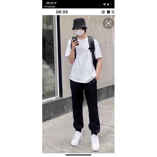 Quần jogger thể thao xuất Hàn dư xịn chất dù lót lưới nam