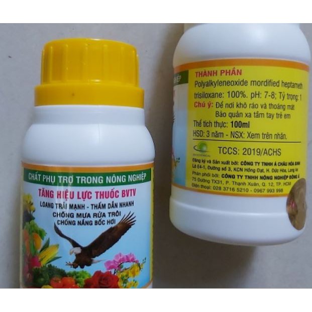 Chất phụ trợ trong Nông nghiệp làm tăng hiệu lực thuốc BVTV 100ml