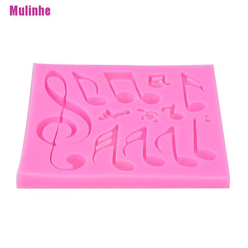Khuôn Silicone Tạo Hình Nốt Nhạc Trang Trí Bánh