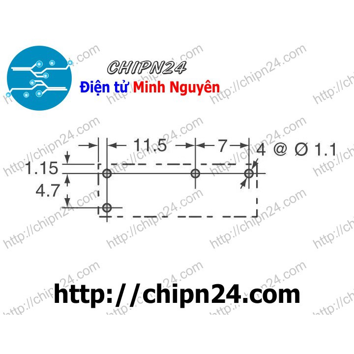 [1 CON] Relay Omron G5NB-1A-E 24VDC (4 CHÂN)